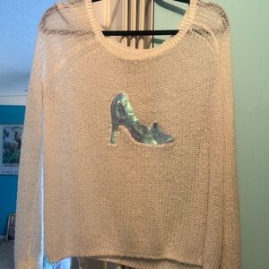 Cinderella's Slipper Sequin Sweater